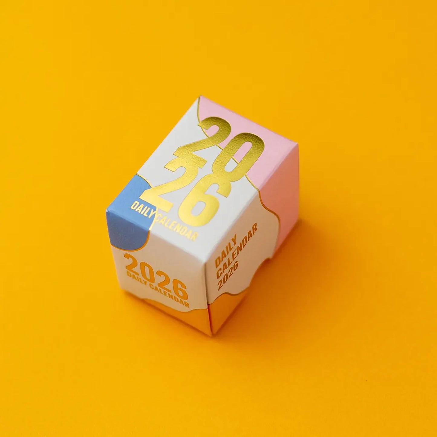 KOYOMI SEIKATSU Obi1 Mini Mini Colourful Daily Block Calendar 2026