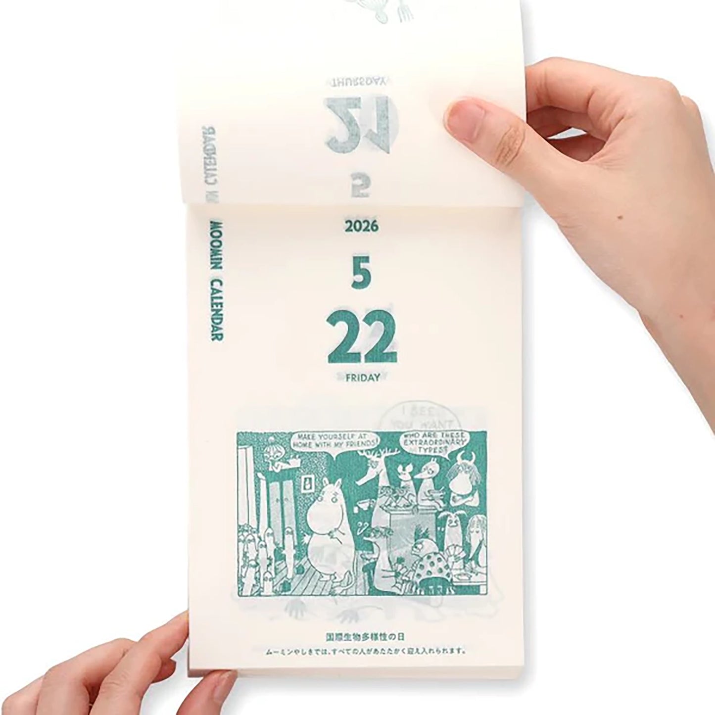 MOOMIN Daily Block Calendar 2026