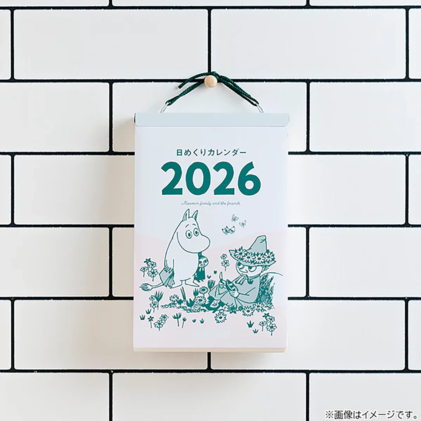 MOOMIN Daily Block Calendar 2026