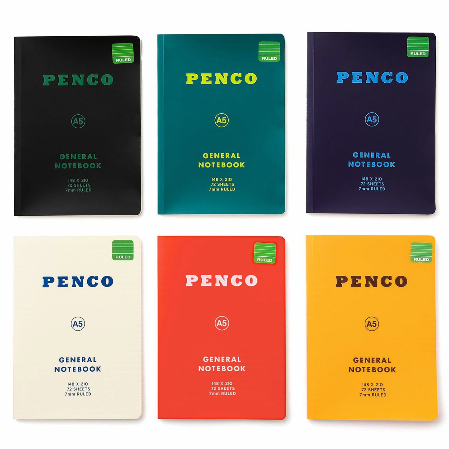 PENCO A5 General Notebook Ruled