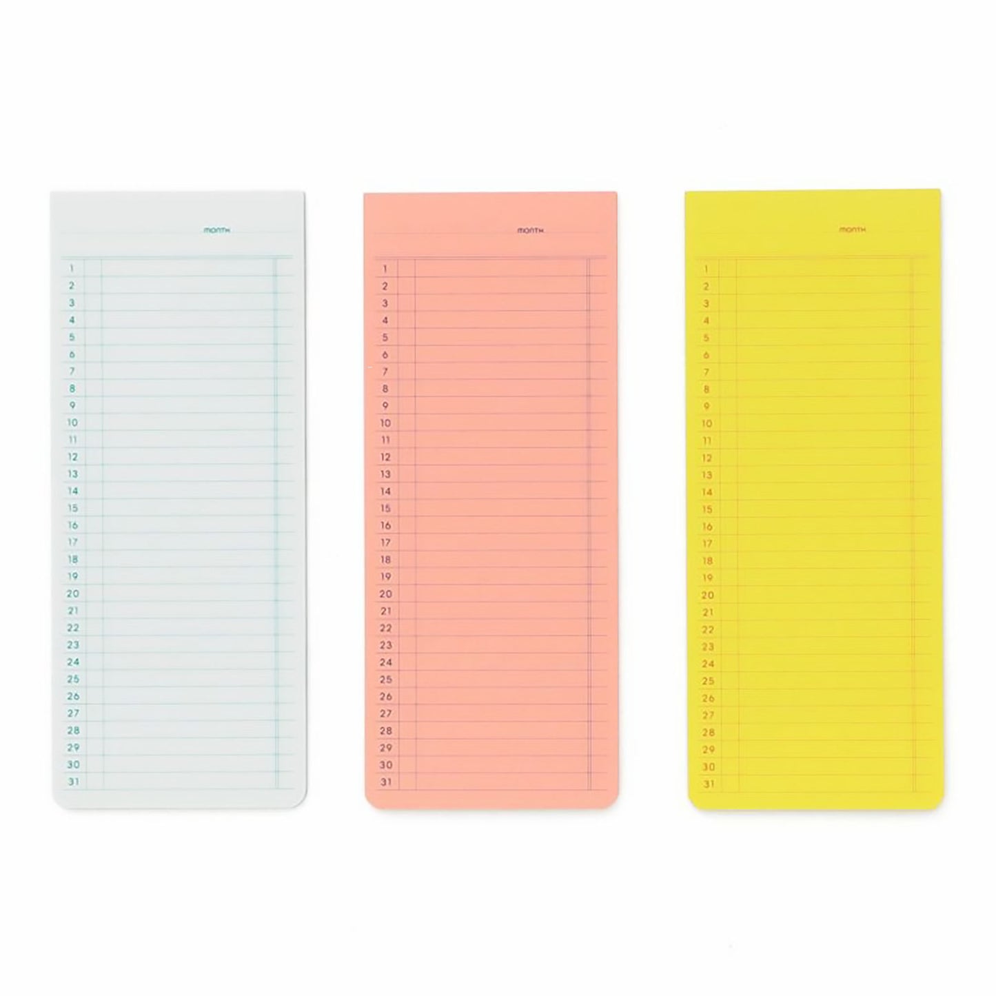 PENCO Monthly Sticky Memo Pad