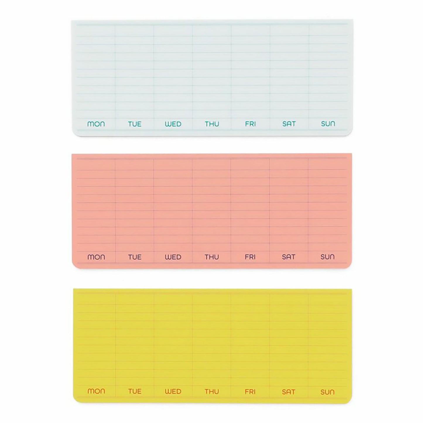 PENCO Weekly Sticky Memo Pad
