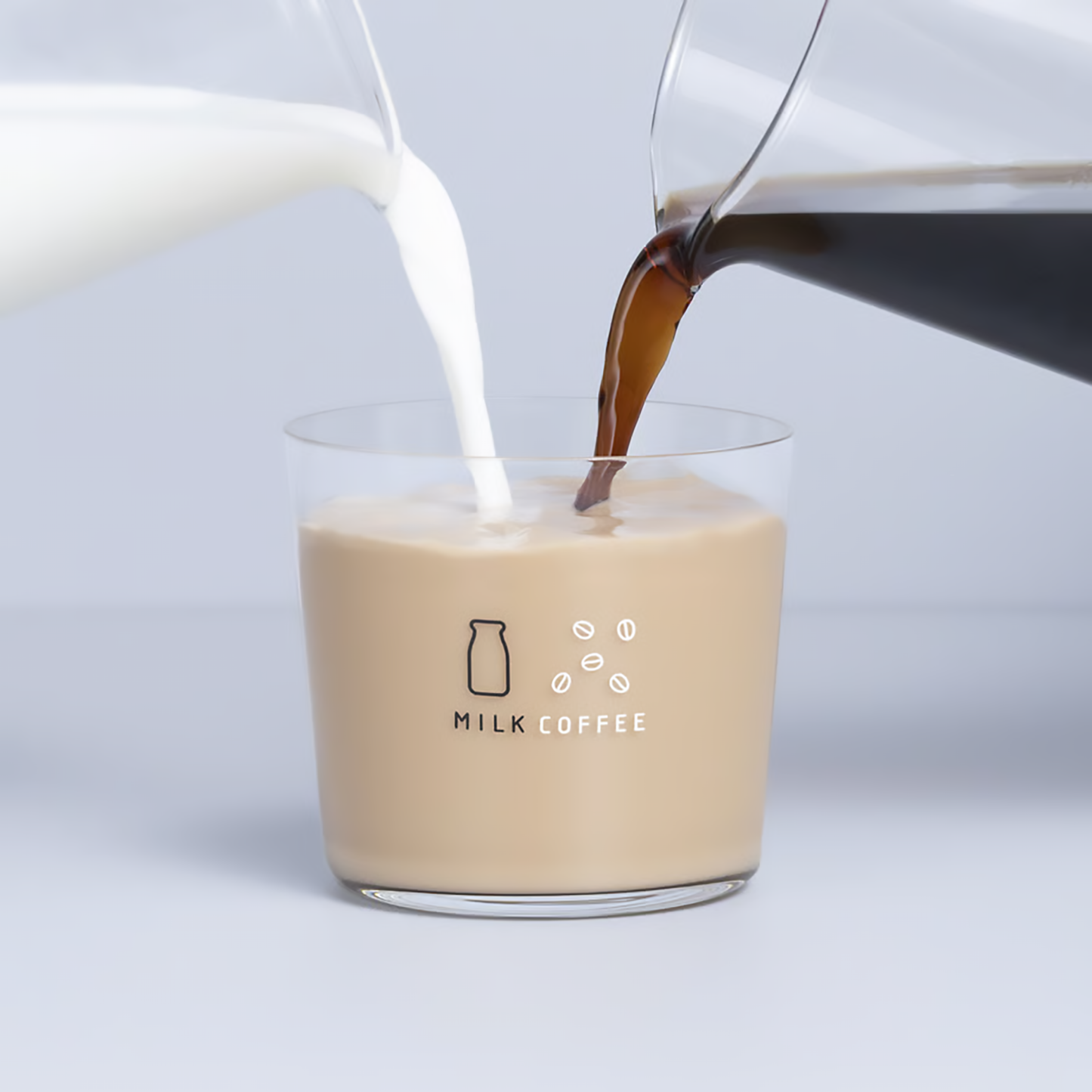 TSUJIO Coffee Milk Glass for Cold Drinks Only