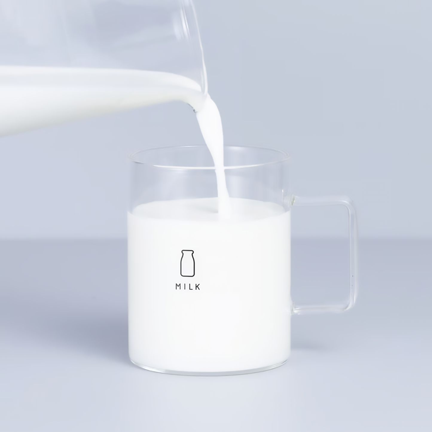 TSUJIO Coffee Milk Glass for both Hot and Cold Drinks