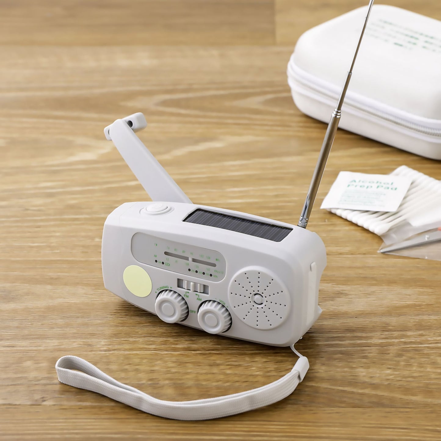 3 COINS Multi-function Emergency Survival Equipment/Device: Radio, Light, Charging, Buzzer