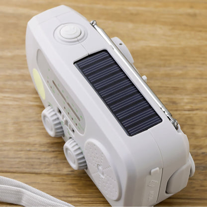3 COINS Multi-function Emergency Survival Equipment/Device: Radio, Light, Charging, Buzzer