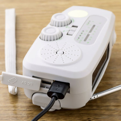 3 COINS Multi-function Emergency Survival Equipment/Device: Radio, Light, Charging, Buzzer