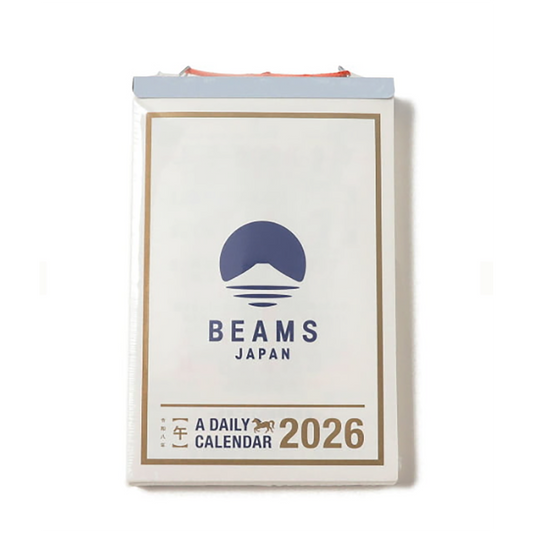 BEAMS JAPAN Daily Block Calendar 2026