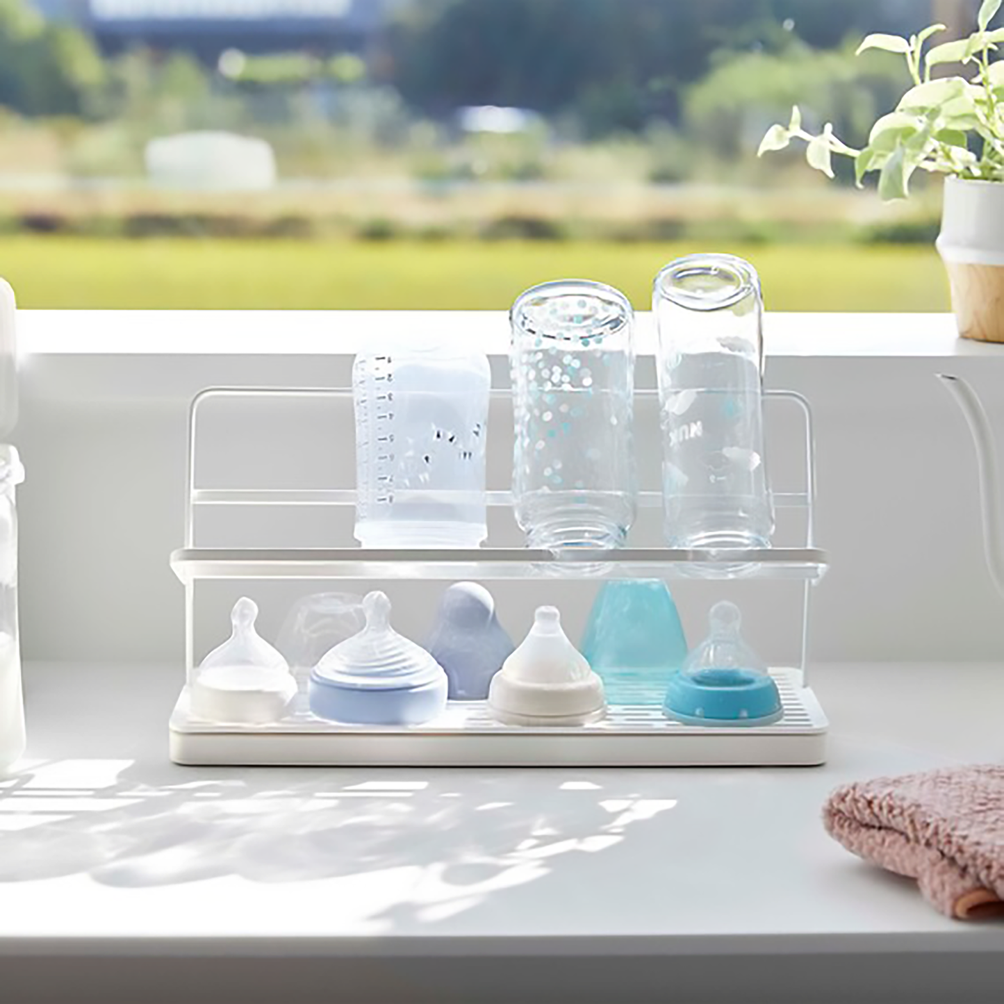 Free Standing Bottle Drying Rack