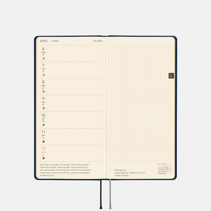 HOBONICHI Weekly Slim Vertical Length English Version
