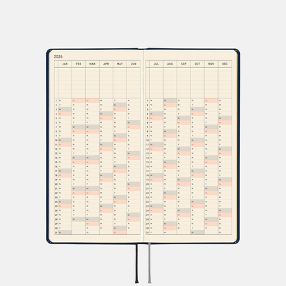 HOBONICHI Weekly Slim Vertical Length English Version