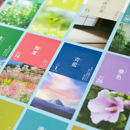 KOYOMI SEIKATSU Japan Iro Himekuri Daily Tabletop Calendar 2026