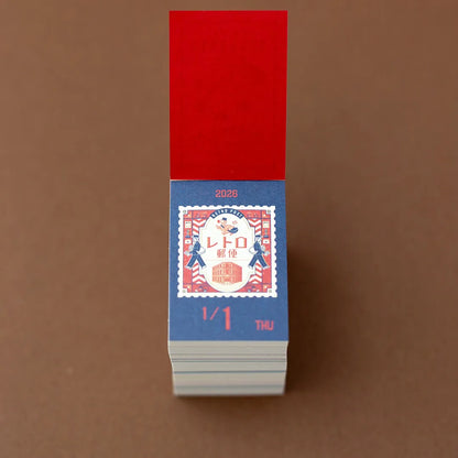 KOYOMI SEIKATSU Obi1 Mini Mini Retro Daily Block Calendar 2026