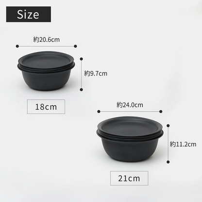 MARNA 3-Piece Colander & Bowl Set
