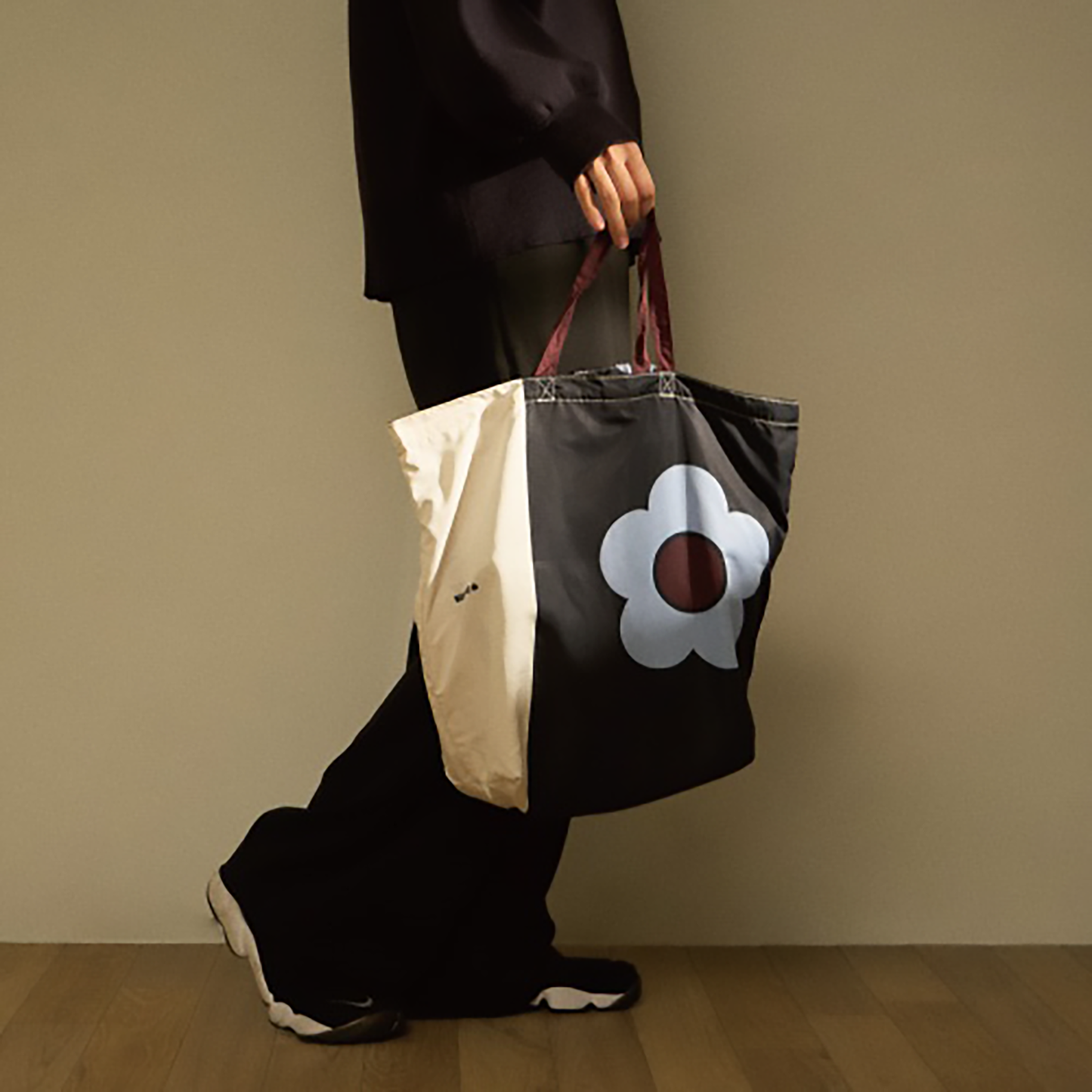 MARY QUANT x Biop Foldable Cross Body Eco Bag