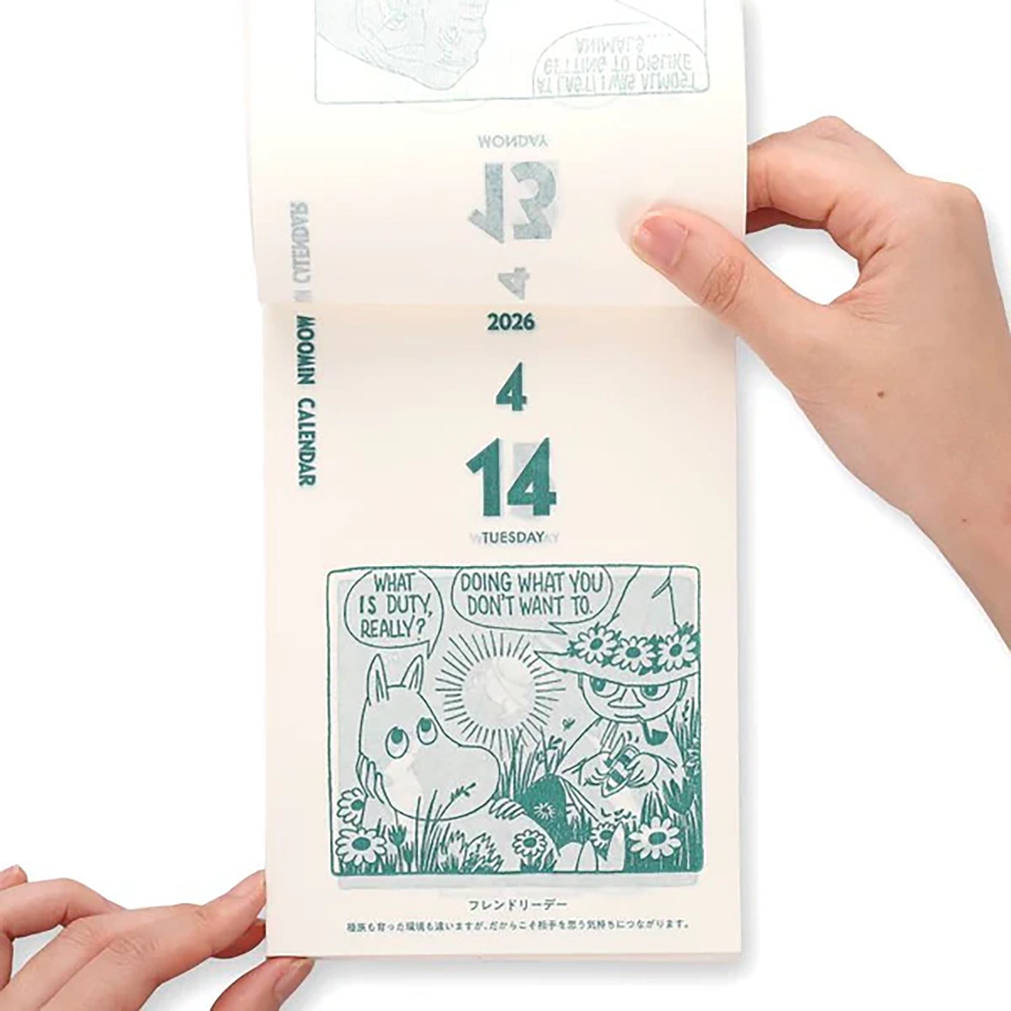 MOOMIN Daily Block Calendar 2026