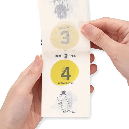 MOOMIN Mini Daily Block Calendar 2026