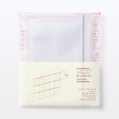 MUJI Multipurpose Card Organiser 15 Pockets
