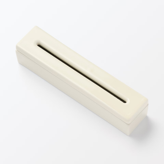 MUJI Porcelain Lay-and-burn Incense Holder