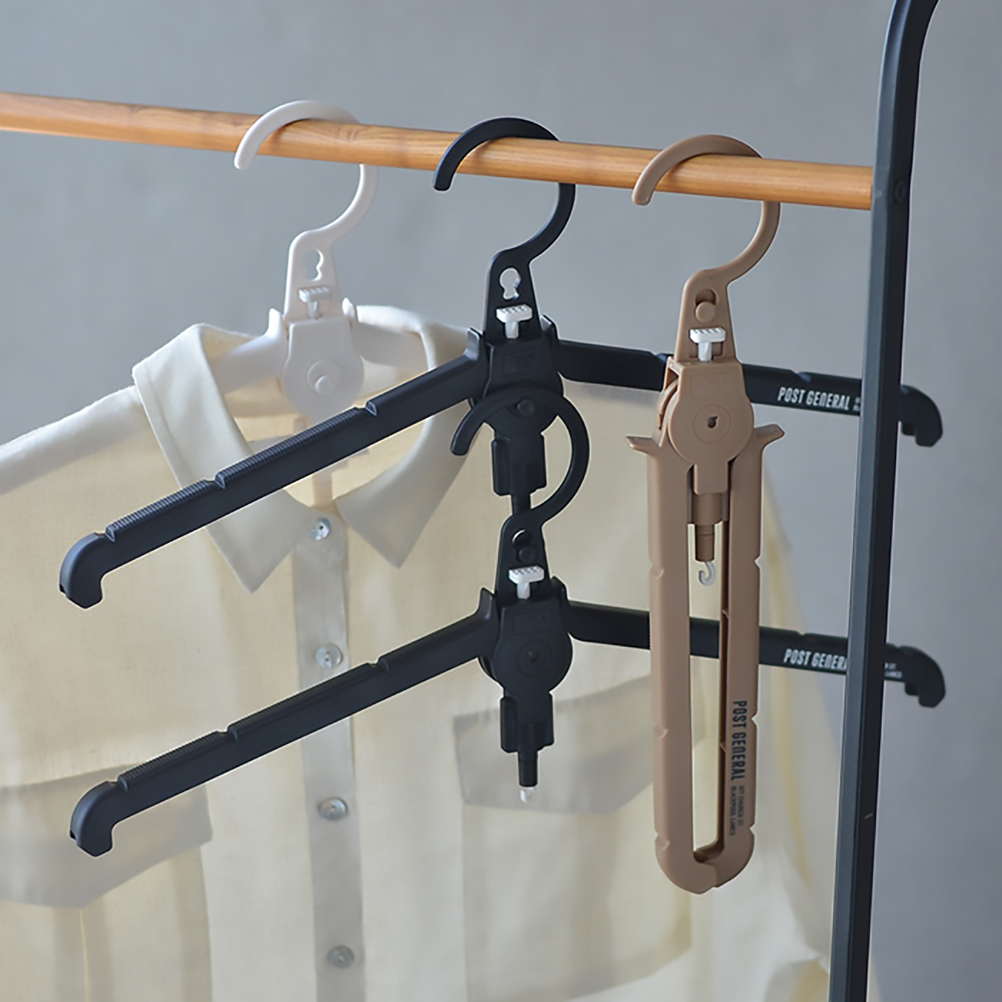 POST GENERAL Foldable Clothes Hanger Set of 2