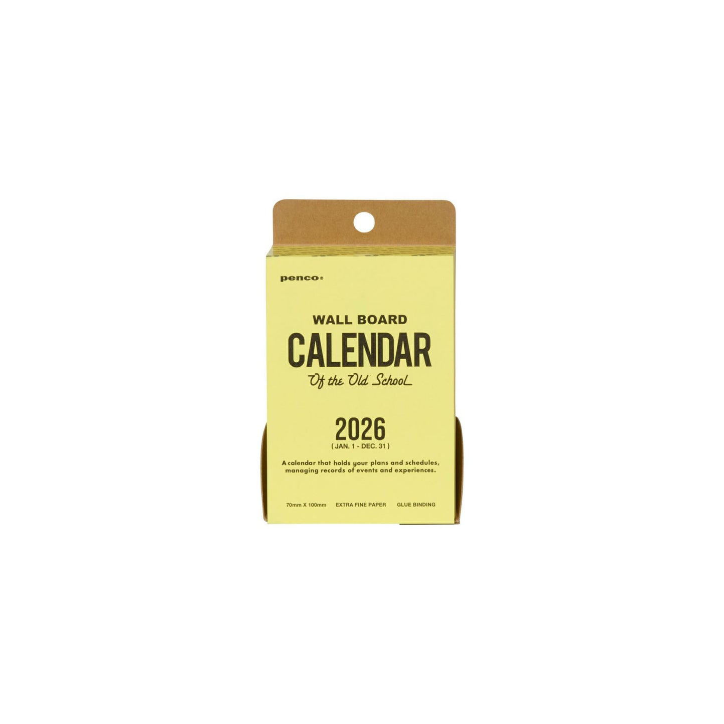 PENCO Memo Daily Block Calendar 2026