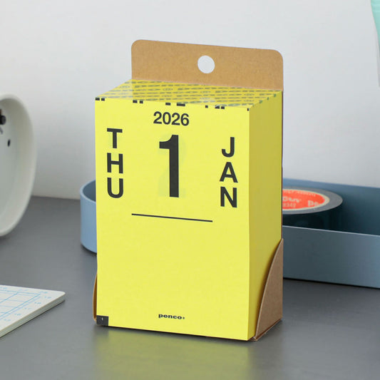 PENCO Memo Daily Block Calendar 2026