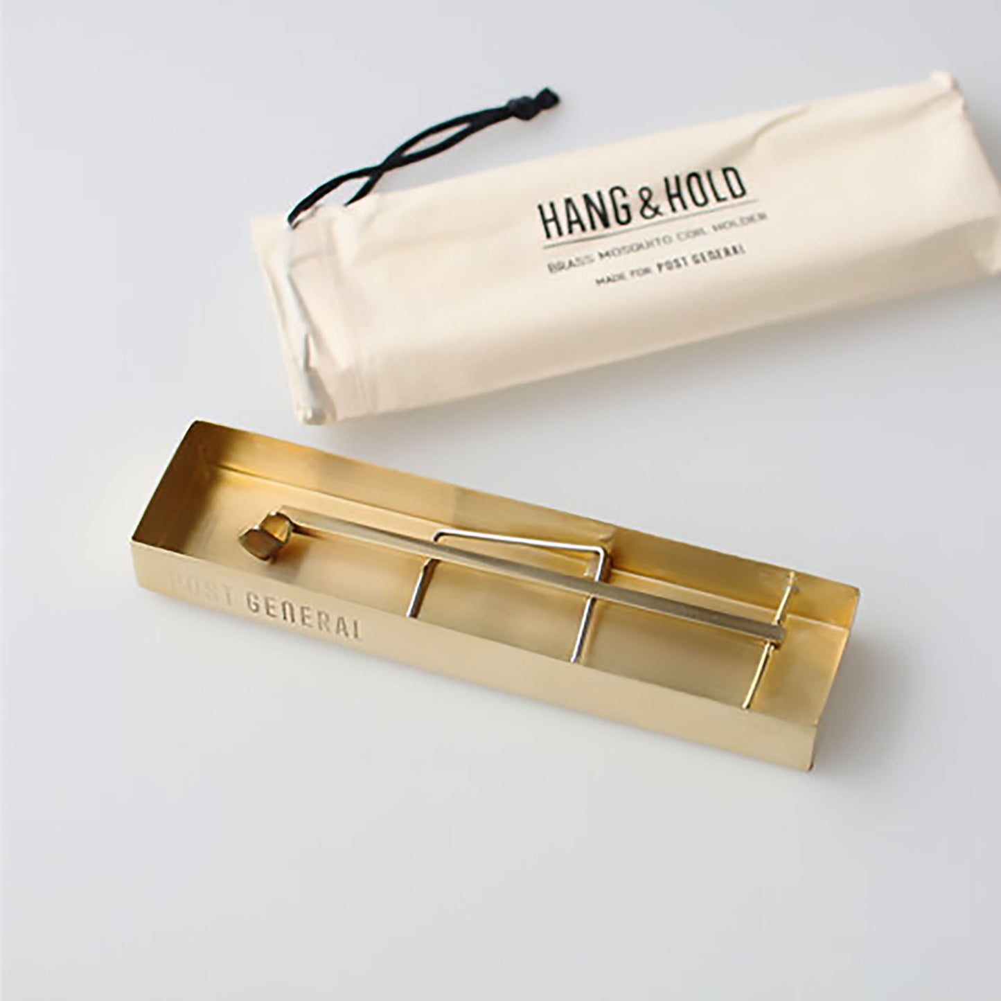 POST GENERAL Brass Mosquito Coil Holder