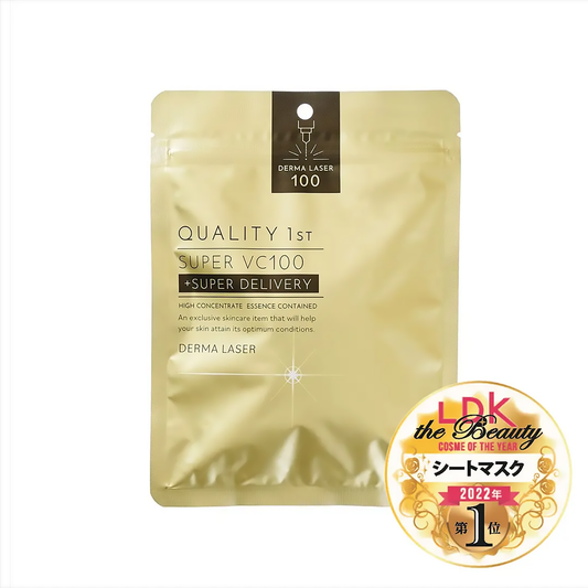 QUALITY FIRST Derma Laser Super VC 100 Super Delivery Pore Remedy Face Sheet Mask