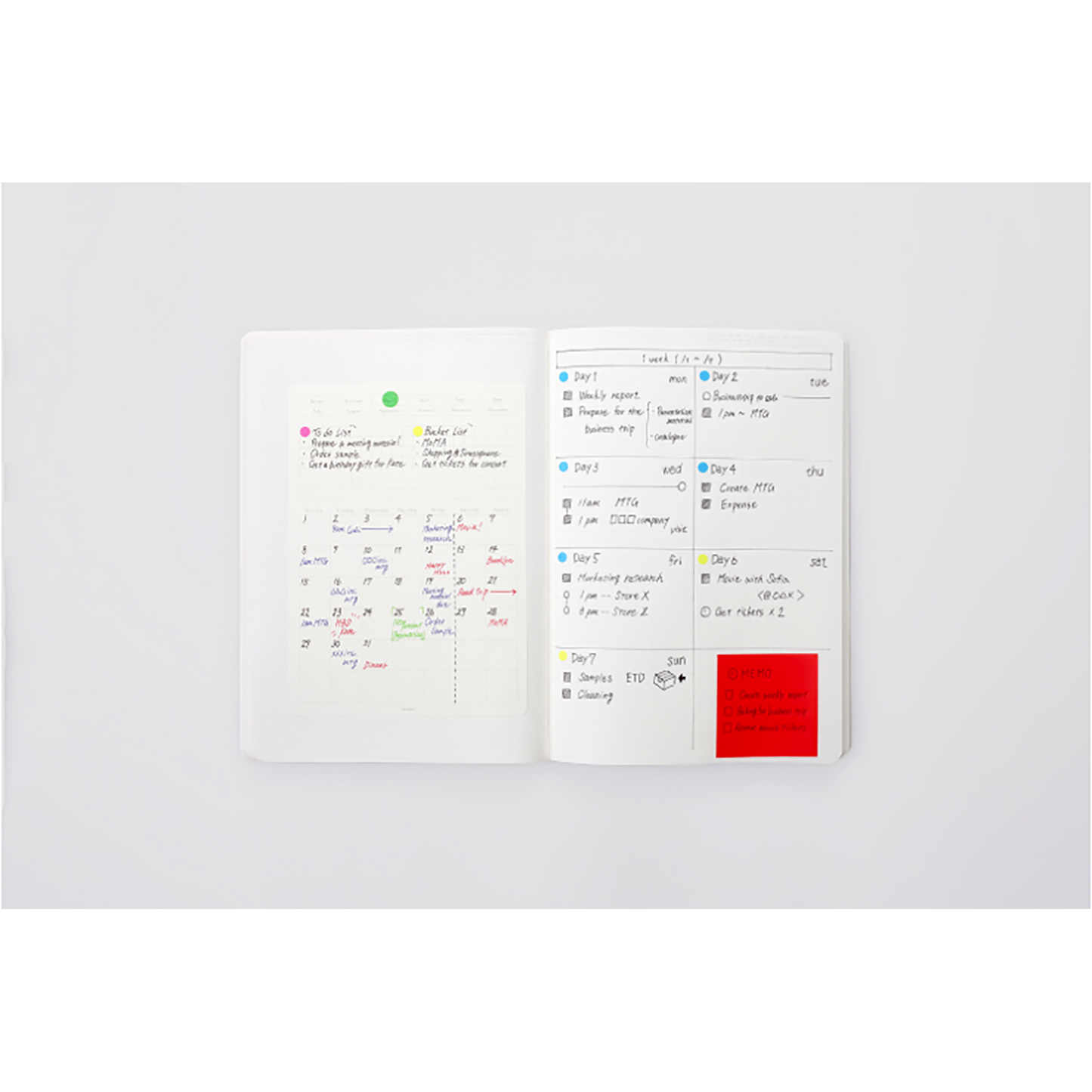 STALOGY Editor’s Series B6 365 Days Notebook Grid