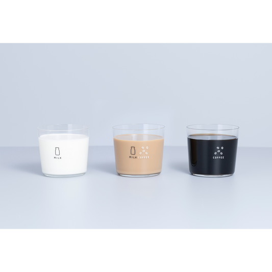 TSUJIO Coffee Milk Glass for Cold Drinks Only