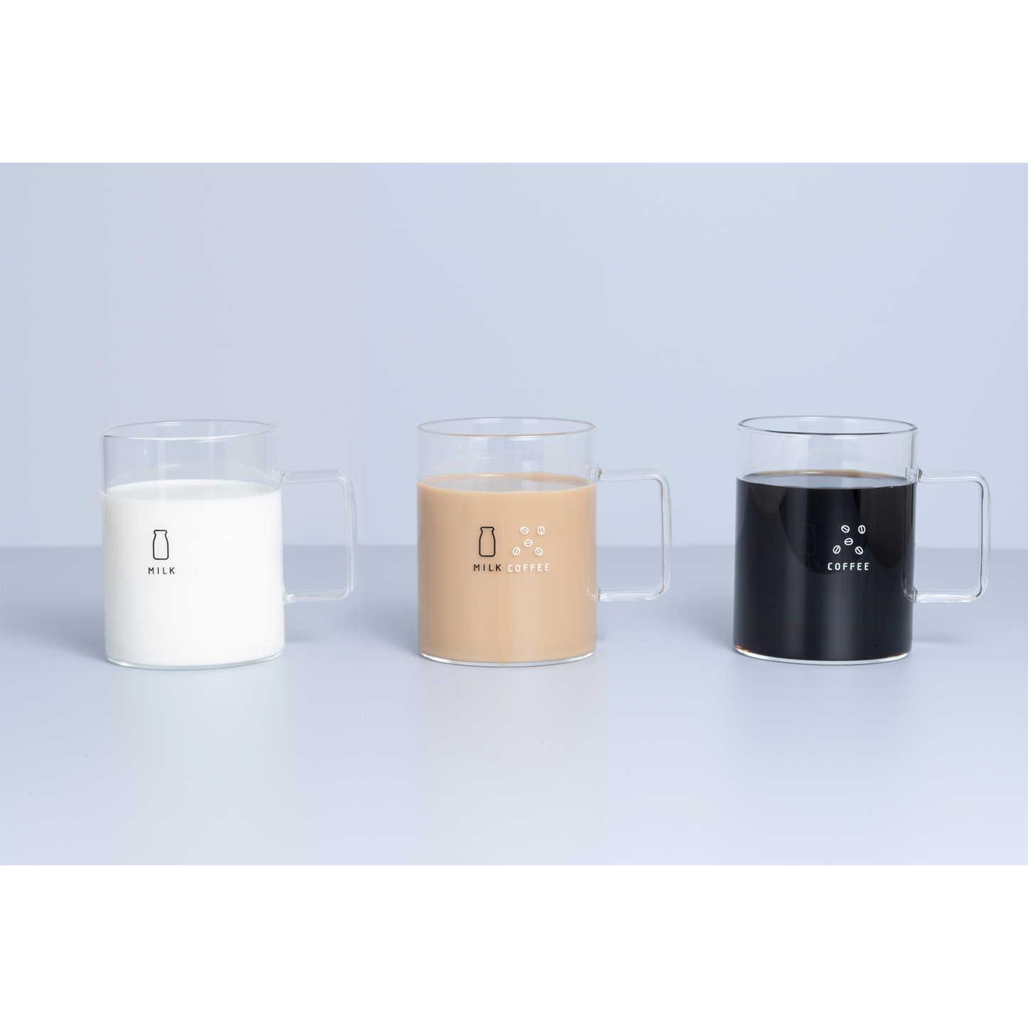 TSUJIO Coffee Milk Glass for both Hot and Cold Drinks